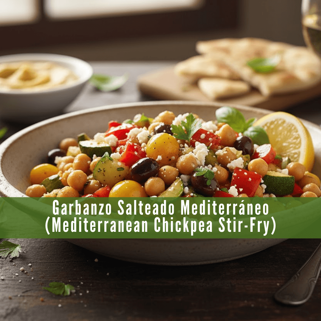 Garbanzo Salteado Mediterráneo (Mediterranean Chickpea Stir-Fry) Garbanzo Salteado Mediterráneo (Mediterranean Chickpea Stir-Fry)