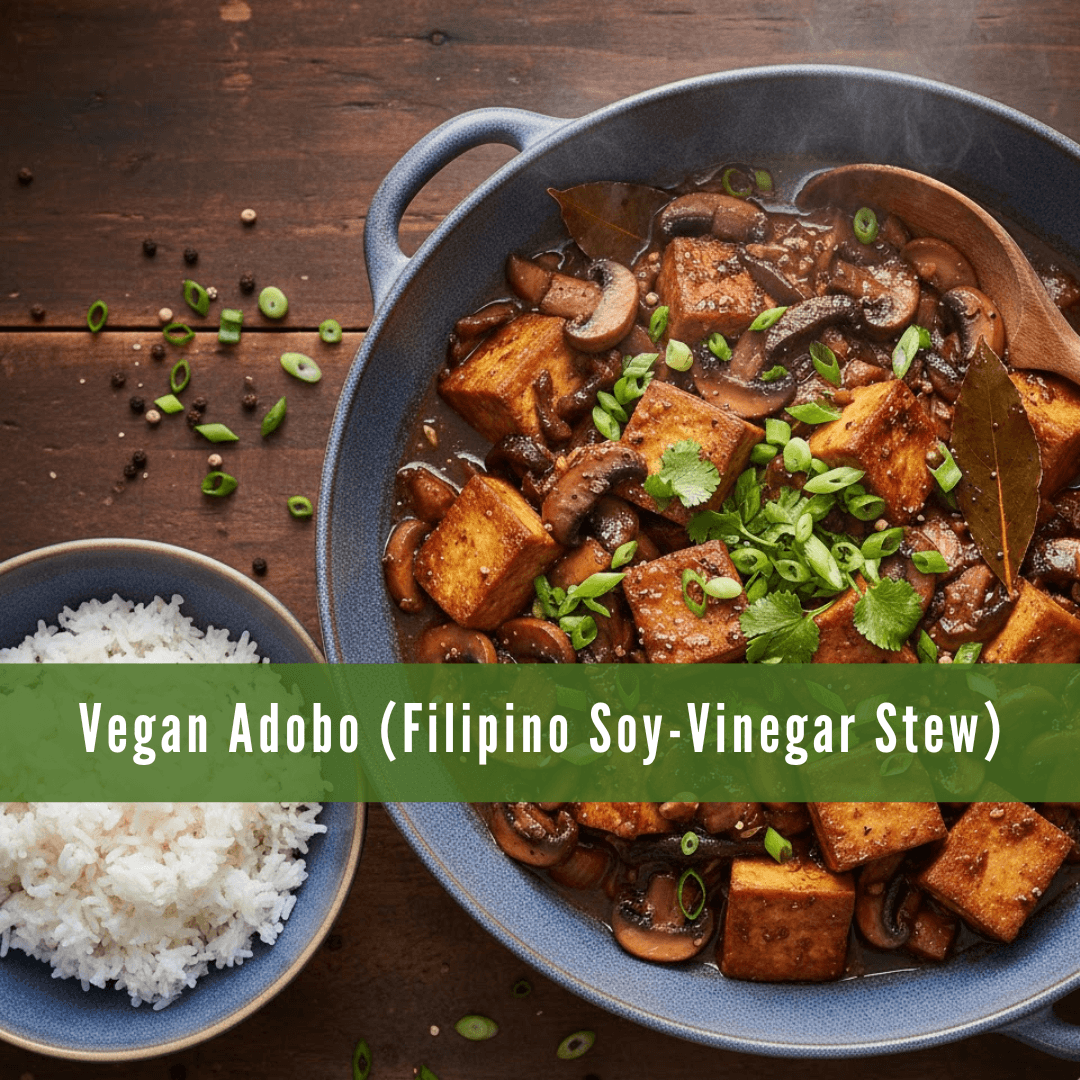 Vegan Adobo (Filipino Soy-Vinegar Stew)