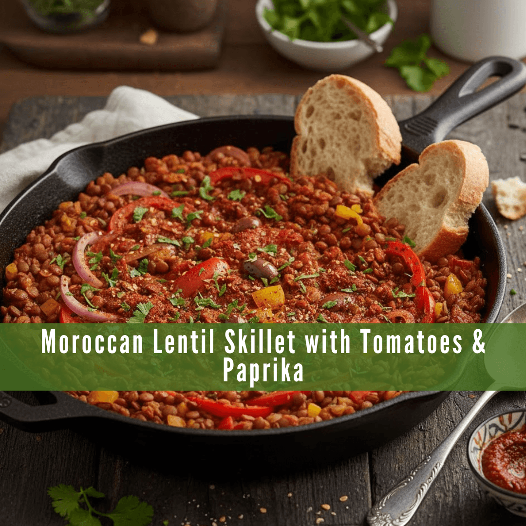 Moroccan Lentil Skillet With Tomatoes & Paprika