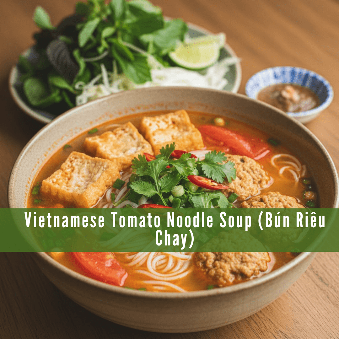 Vietnamese Tomato Noodle Soup (Bún Riêu Chay) Vietnamese Tomato Noodle Soup (Bún Riêu Chay)