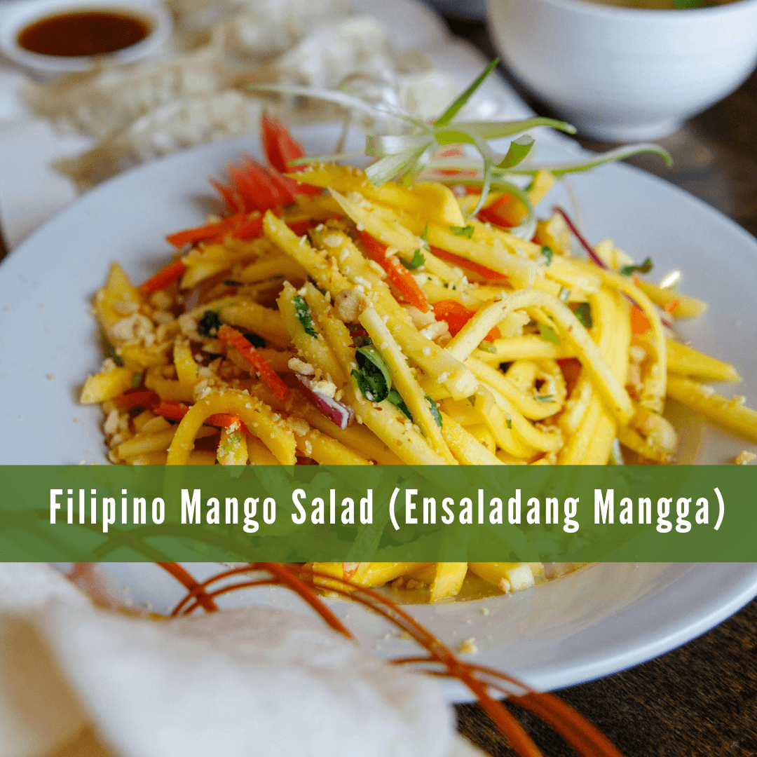 Filipino Mango Salad (Ensaladang Mangga)