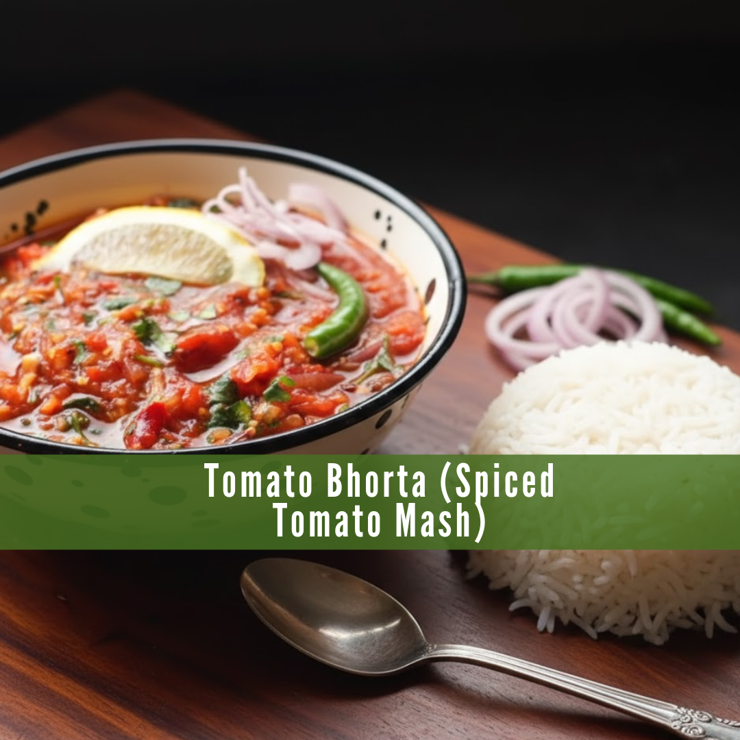 Tomato Bhorta (Spiced Tomato Mash) Tomato Bhorta (Spiced Tomato Mash)