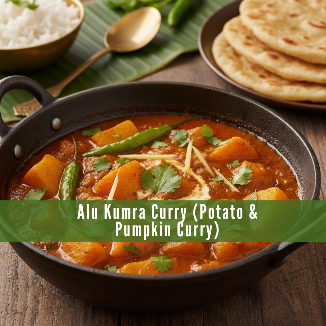 Alu Kumra Curry (Potato & Pumpkin Curry) Alu Kumra Curry (Potato & Pumpkin Curry)